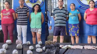 Serán procesados por el delito de tráfico ilícito de drogas.