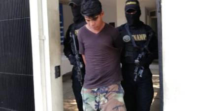 El supuesto pandillero será presentado ante un Juzgado por el supuesto delito de extorsión.