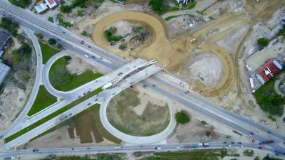 El intercambiador del norte está muy avanzado y en tres meses estará listo. Fotos: Yoseph Amaya