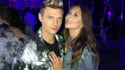 Nick Carter y Lauren Kitt. Foto: Reforma