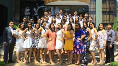 La promoción 2018 del Liceo Bilingüe Centroamericano.