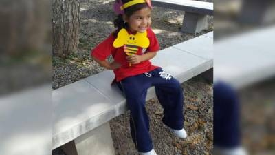 Kendra Madai Funes López, de 4 años de edad.