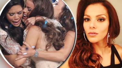 Las rivales de Nathalia Casco en Nuestra Belleza Latina 2015. Francisca Lachapel, Clarissa Molina y Catherine Castro.