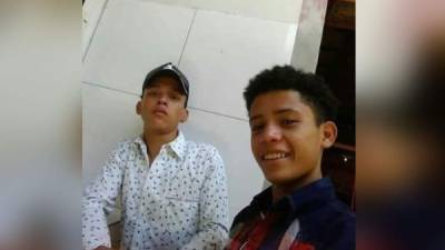 Foto en vida de Kevin Yobani Ramírez Portillo, de 17 años de edad y Santos Alirio Figueroa Hernández, de 15 años.