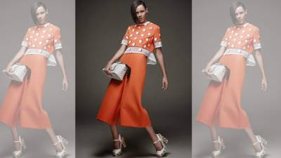 Los lunares o 'Polka Dots' también brillan en la colección de verano de Fendi.