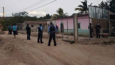 Allanamiento en busca de drogas y armas en Oropolí, El Paraíso.
