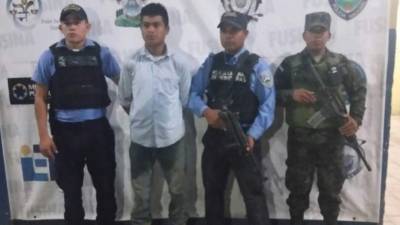 La Policía capturó a Ramos durante un operativo realizado en Lempira.