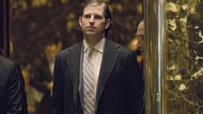 El hijo del presidente estadounidense Donald Trump, Eric Trump. EFE/Archivo
