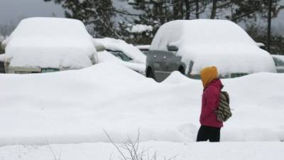 El temporal que azotó al país dejó casi dos metros de nieve en la ciudad de Boston.