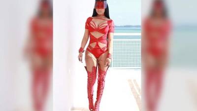 Nicki Minaj lució muy sexi.