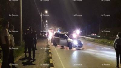 Los hombres quedaron casi irreconocibles luego de la balacera perpetrada contra ellos.