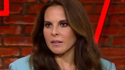 Kate del Castillo. Captura entrevista Telemundo Noticias.