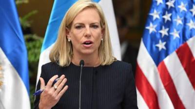 La secretaria de Interior de Estados Unidos, Kirstjen Nielsen.