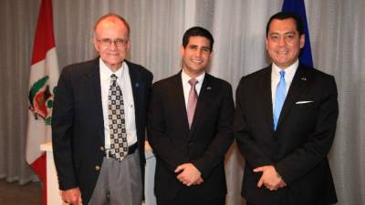 Gregory Werner, Rachid Maalouf y Guillermo Gonzales Arica.