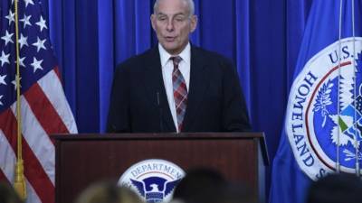 El nuevo jefe de gabinete de EUA, el general John Kelly. EFE/Archivo