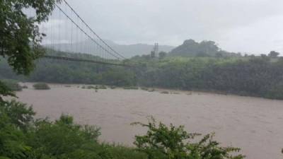 En Choluteca el nivel del caudal de los ríos ha aumentado.