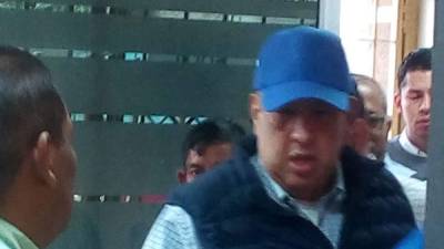 El diputado hondureño Celín Discua se presentó este miércoles, por segunda ocasión, a firmar en los juzgados de Tegucigalpa.