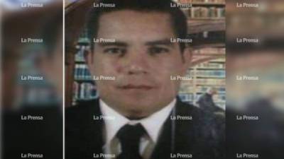 Fotografía en vida del expolicía José Leonel Díaz Torres.