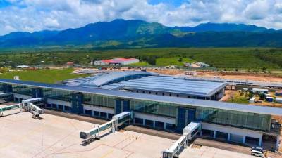 Una panorámica del Aeropuerto Internacional de Palmerola (XPL), a pocos días de iniciar operaciones en Honduras.