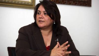 Gabriela Núñez es diputada por el Partido Liberal en el Congreso Nacional de la República. Foto de archivo.