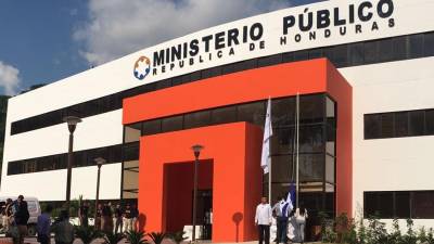 Imagen de archivo de las instalaciones del Ministerio Público en San Pedro Sula.