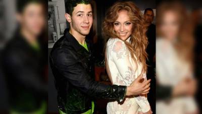 Nick Jonas y Jennifer López.