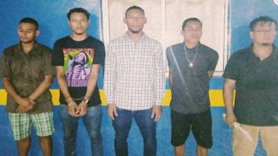 Los cuatro detenidos son sospechosos de diversos delitos en San Pedro Sula.