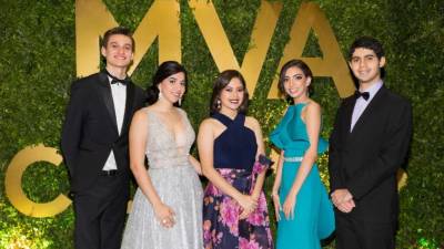 Marco Irías, Valeria García, Raquel Ayestas, Mirian Handal y Juan Espinoza.