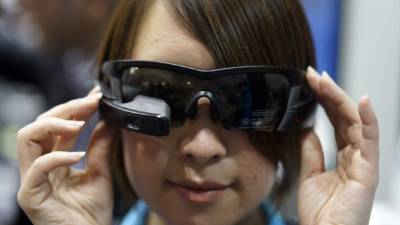 Las 'smartglasses' en la primera edición de la 'Wearable Expo' en Tokio.