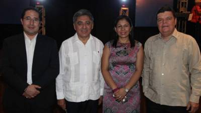 José Melo, José Omar Hurtado, Waleska Salinas y Senén Villanueva.