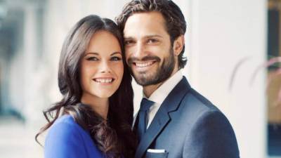 La princesa Sofía y el príncipe Carlos Felipe de Suecia.