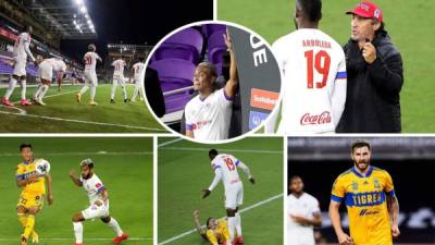 Las imágenes del partido entre Tigres y Olimpia que terminó con marcador de 3-0 a favor de los mexicanos en las semifinales de la Liga de Campeones de la Concacaf.