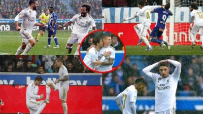 Las imágenes de la sufrida victoria del Real Madrid en su visita al Alavés (1-2) por la jornada 15 de la Liga Española. Sergio Ramos, gran protagonista del partido.