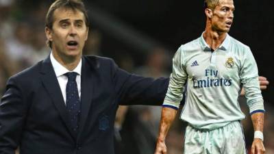 Julen Lopetegui buscó que Cristiano Ronaldo se quedara en el Real Madrid.
