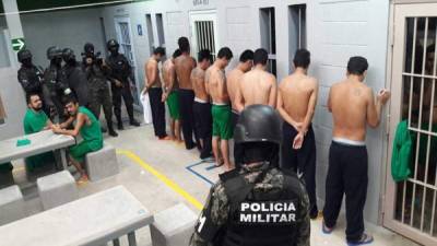 Imagen de archivo de privados de libertad en la cárcel de Támara.