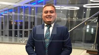 Foto en vida de Christopher Francisco Orellana quien era jefe de una tienda que distribuye telas en El Progreso, Yoro.