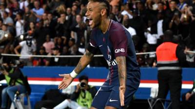 Neymar ha marcado tres goles en dos partidos con el PSG. FOTO EFE/EPA/CHRISTOPHE PETIT TESSON