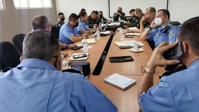Los altos mandos se reunieron en Tegucigalpa para definir las nuevas operaciones policiales.