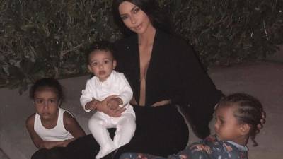 Kim Kardashian fue desalojada junto sus hermanas, Khloé y Kourtney, e hijos.