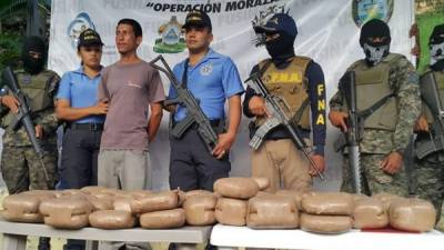Samuel Flores Mejía de (28), alias 'El Chapo', fue detenido en Comayagua.