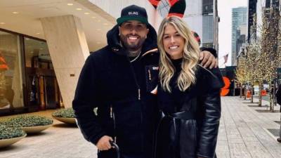 Nicky Jam y Cydney Moreau. Foto: Instagram