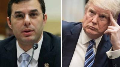 El congresista Justin Amash cuestionó las conductas del presidente de EEUU.
