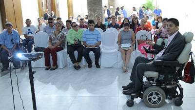 Los afectados expusieron sobre los derechos humanos y la discapacidad ante las autoridades presentes en el congreso de Amlar 2016.