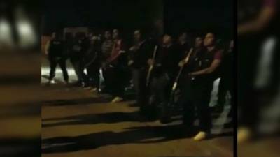 Los supuestos narcosicarios se grabaron rezando un salmo antes de enfrentarse a la policía.