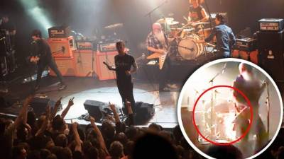 Fotografía durante el concierto en el Bataclan previo al tiroteo.