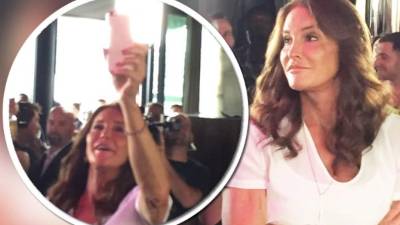 Caitlyn Jenner en la celebración del orgullo gay en Nueva York.