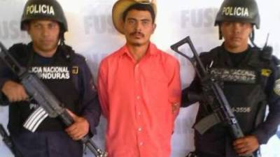 Santos Hilario Bueso Anariba fue detenido por considerarlo responsable del repudiable hecho.