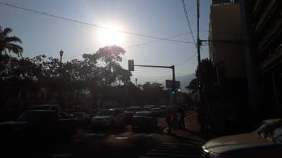 Las temperaturas en San Pedro Sula son entre 33 y 35 grados centígrados.