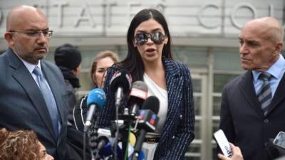 Emma Coronel Aispuro, la esposa de Joaquín 'El Chapo' Guzmán. AFP