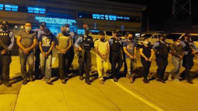 Los siete miembros de la banda Los Mochadedos capturados en flagrancia en La Arada, Santa Bárbara, eran el núcleo de esa organización criminal, según las autoridades policiales.